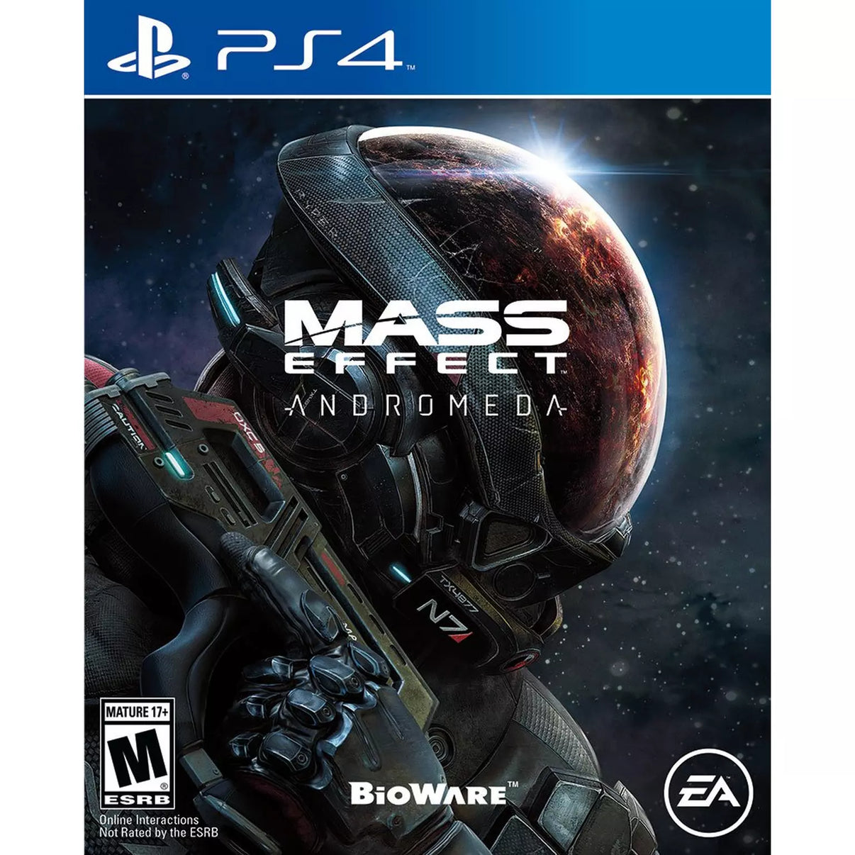Mass Effect Andromeda PS4 game, latest sci-fi RPG adventure, high-resolution graphics, immersive storyline