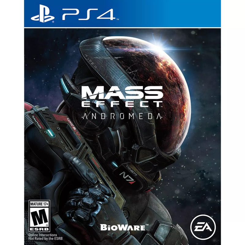 Mass Effect Andromeda PS4 game, latest sci-fi RPG adventure, high-resolution graphics, immersive storyline