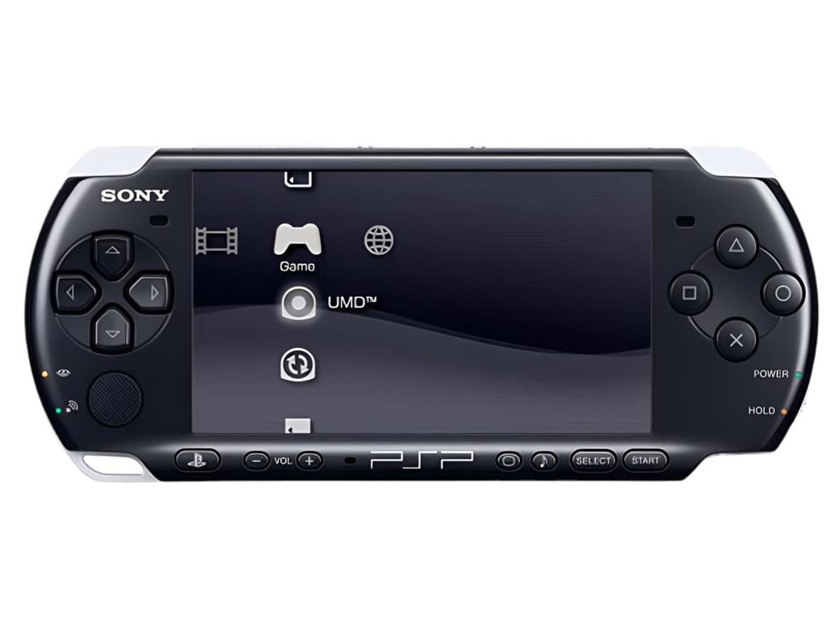 Buy now PSP 3001 Console with Charger, sleek black, portable gaming device, includes power adapter