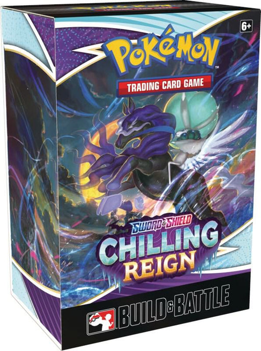 New Build & Battle Chilling Reign Pokemon box set, featuring exclusive cards and booster packs for collectors
