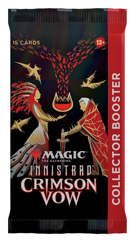 Buy new Crimson Vow Booster Pack Collector Edition for Magic: The Gathering fans, featuring rare cards & exclusive artwork