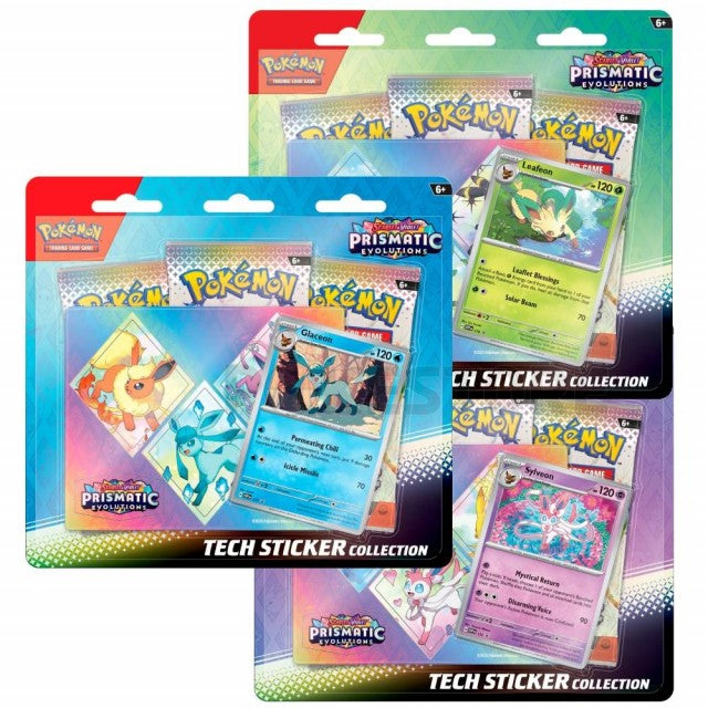 Buy new Pokemon Prismatic Evolution 3-Booster Pack, featuring rare holographic cards, perfect for collectors and gamers.