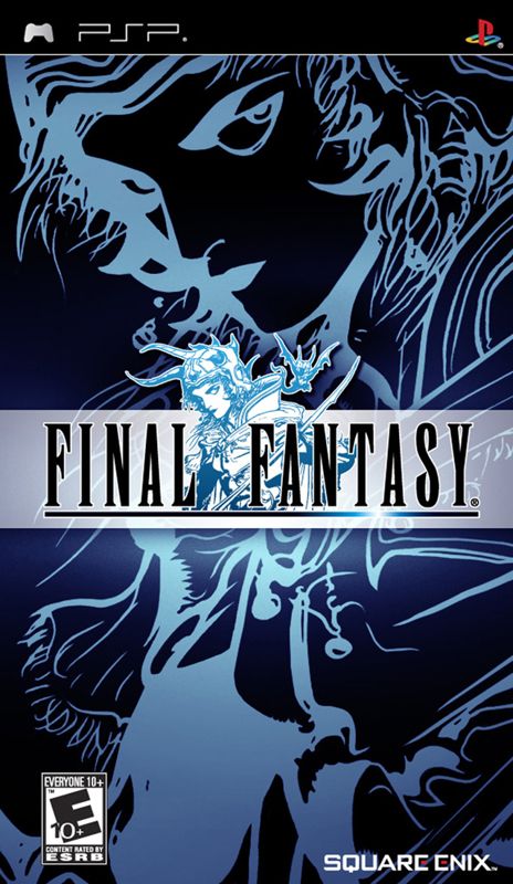 Final Fantasy 1 PSP game, classic RPG for PlayStation Portable, vintage collectible edition