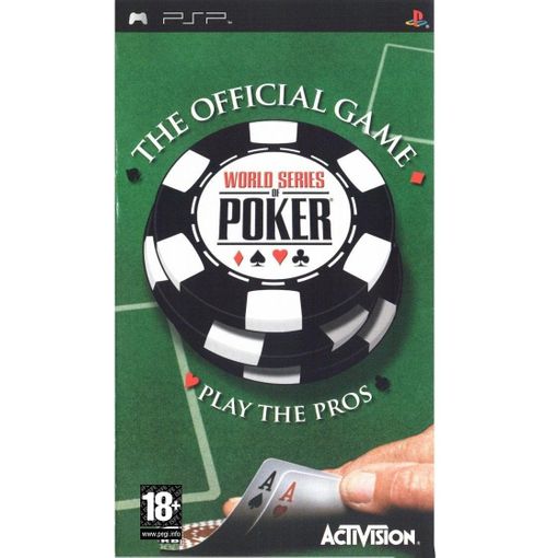 World Series Poker: Play The Pros PSP game, strategy card gaming for PlayStation Portable enthusiasts
