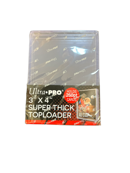 Ultra-pro Super Thick Toploader 10-pack | New