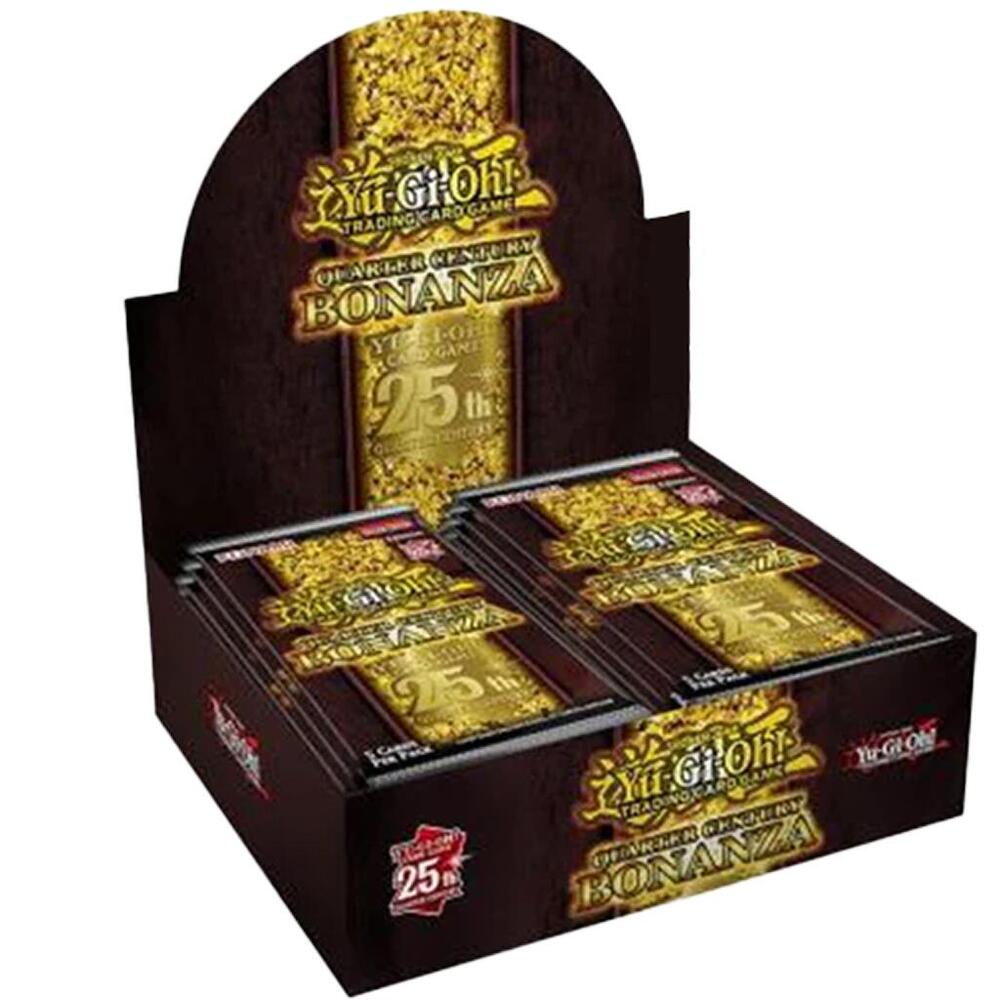 Buy new Quarter Century Bonanza Booster Pack Yugioh, exclusive collectible cards, sealed pack, latest release
