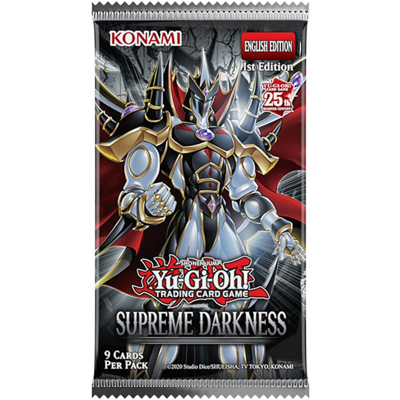 Yugioh Supreme Darkness Booster Pack new and sealed, latest expansion for collectors and players