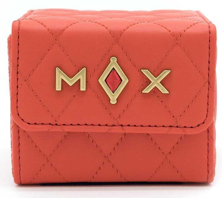 Black Mox Luxury Deck Box 100+ with Velvet Lining and Magnetic Closure for Card Collectors