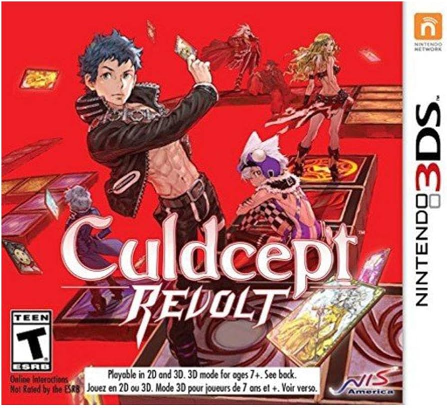 Culdcept Revort for 3DS, strategy card game with vibrant graphics and multiplayer mode