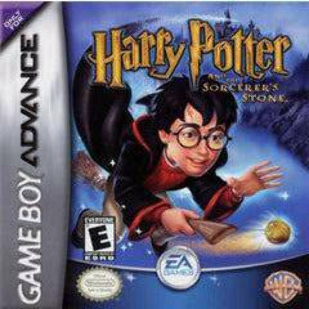 Harry Potter And The Sorcerer's Stone GBA game cartridge, vintage fantasy adventure, collectible edition
