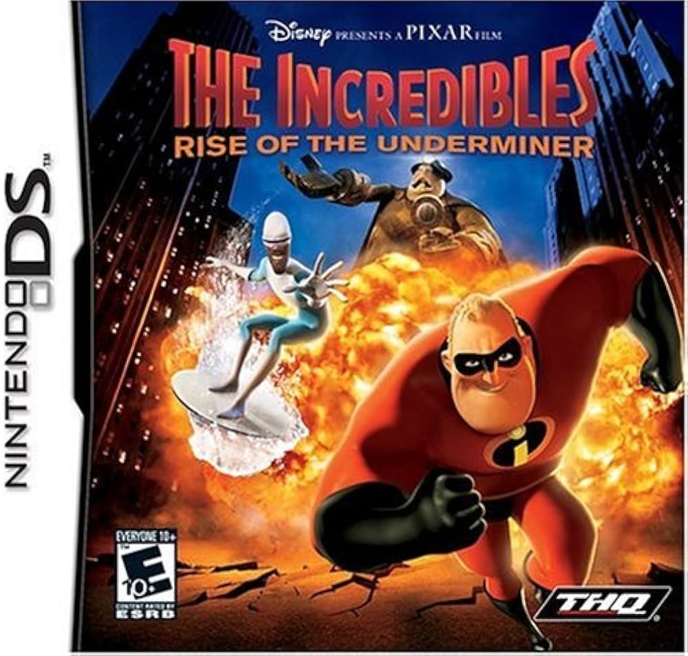 Buy The Incredibles Rise Of The Underminer DS game, action-packed family adventure for Nintendo DS, vibrant graphics
