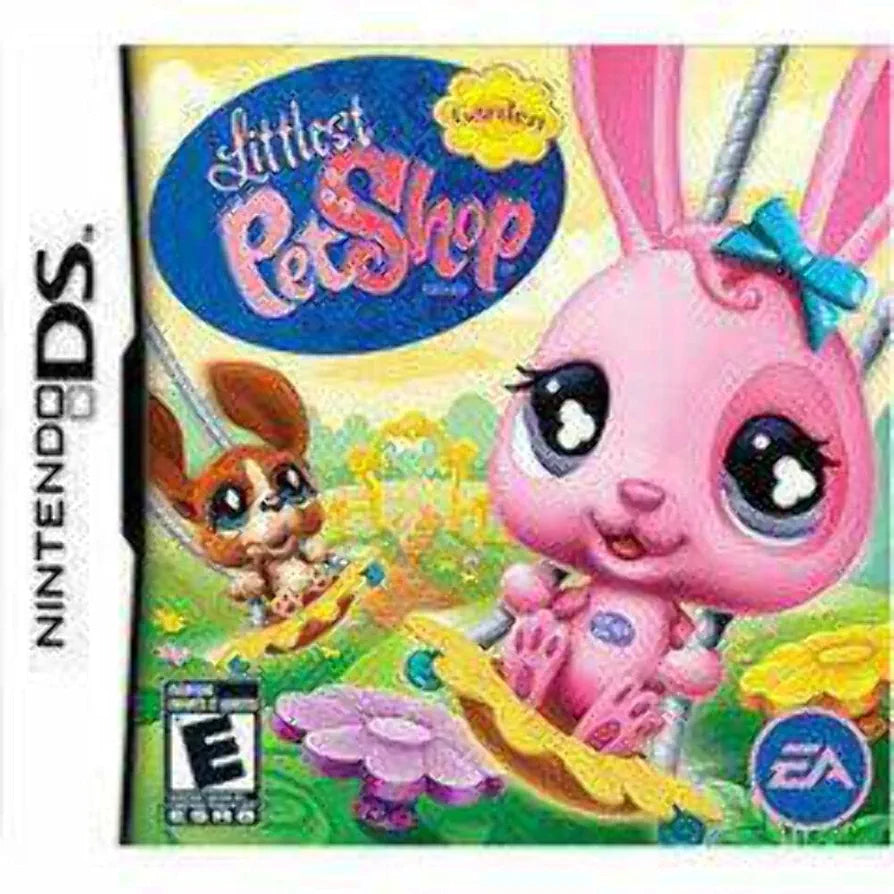 Littlest Pet Shop DS game cartridge, family-friendly simulation for Nintendo DS, vibrant graphics