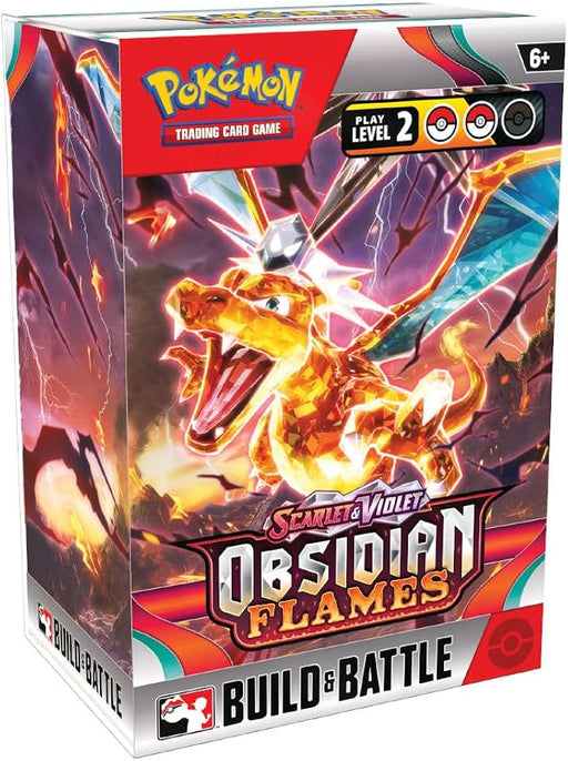 New Build & Battle Obsidian Flames Pokemon game set, collector's edition, strategy card game