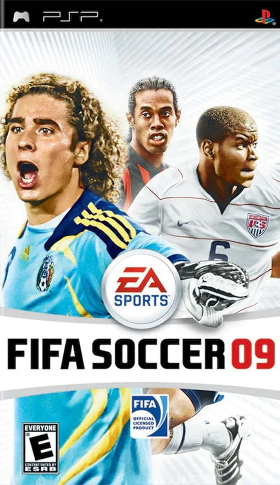 Fifa Soccer 09 PSP game, latest edition with realistic graphics, for handheld gaming enthusiasts
