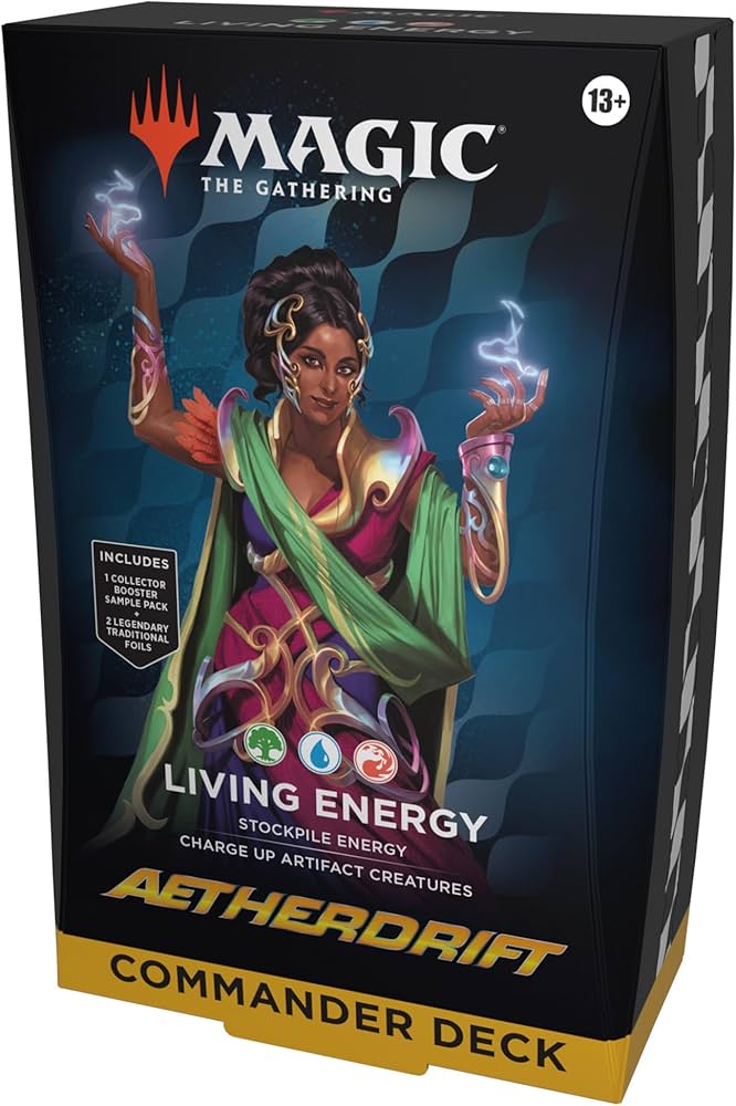 New Aetherdrift Single Commander Deck for MTG, sealed box, strategy card game, collectible