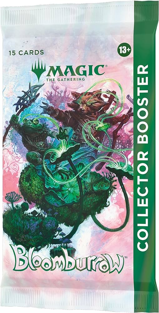 Magic the Gathering Bloomburrow Booster Pack Collector Edition with exclusive foil cards, fantasy artwork, for collectors ...