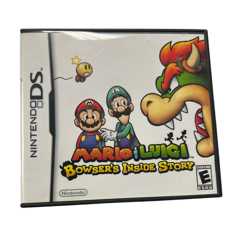 Mario & Luigi Bowser’s Inside Story DS game, action-packed RPG for Nintendo DS, family-friendly entertainment