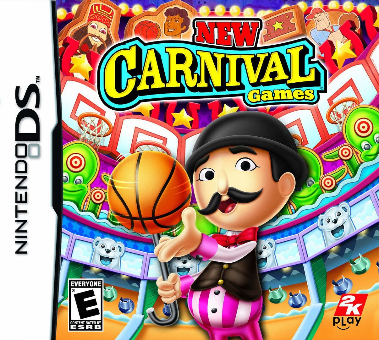 Carnival Games DS family-friendly party video game for Nintendo DS, colorful and engaging gameplay