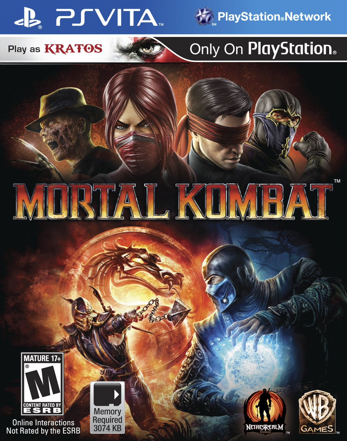 Mortal Kombat PS Vita fighting game, action-packed handheld console edition, vivid graphics