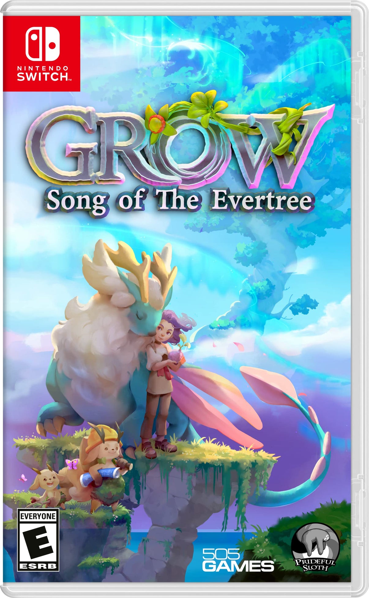 Grow Song Of The Evertree Switch game, family-friendly world-building RPG for Nintendo console