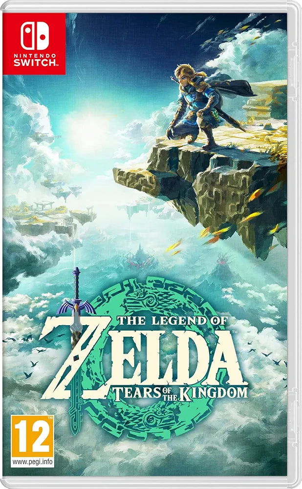 The Legend Of Zelda Tears Of The Kingdom Switch game, action-adventure for Nintendo, new release