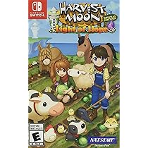 Harvest Moon Light Of Hope Switch game, family-friendly farm simulation, vibrant graphics, for Nintendo Switch