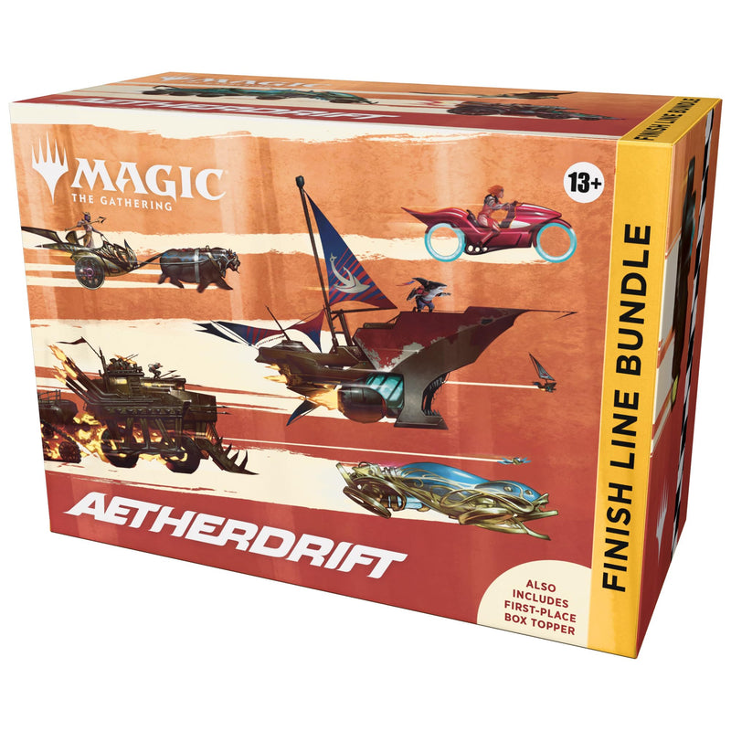 Buy now Aetherdrift Finish Line Bundle Magic, new exclusive card set with vibrant artwork, collector's edition