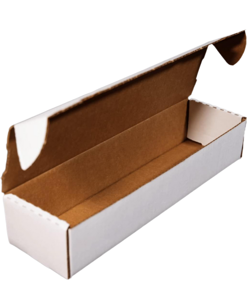 Buy new 800 Bulk Card Storage Box, durable white cardboard, perfect for collectors and gamers, secure storage solution