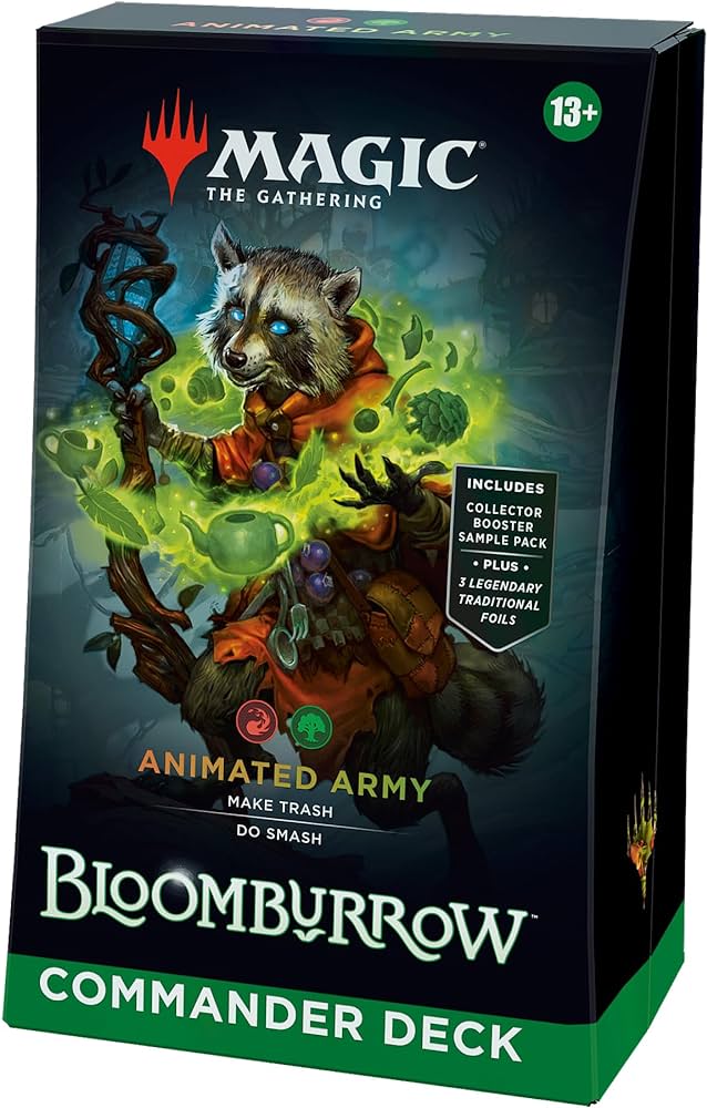 Bloomburrow Single Commander Deck | Magic, collectible card game, strategy-focused, fantasy-themed, for avid gamers