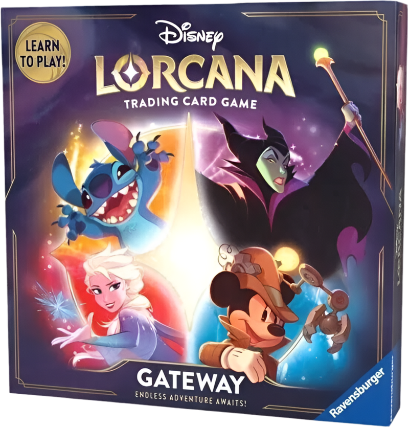 New Lorcana Gateway starter pack, collectible card game, latest edition, vibrant artwork