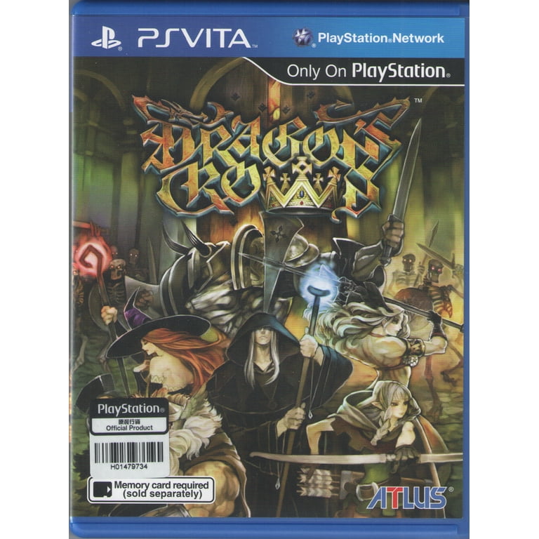 Dragon's Crown PS Vita action RPG game, fantasy-themed, multiplayer, portable gaming experience