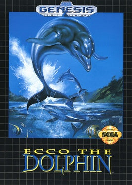 ECCO The Dolphin GameGear vintage video game, 90s classic aquatic adventure, collectible cartridge