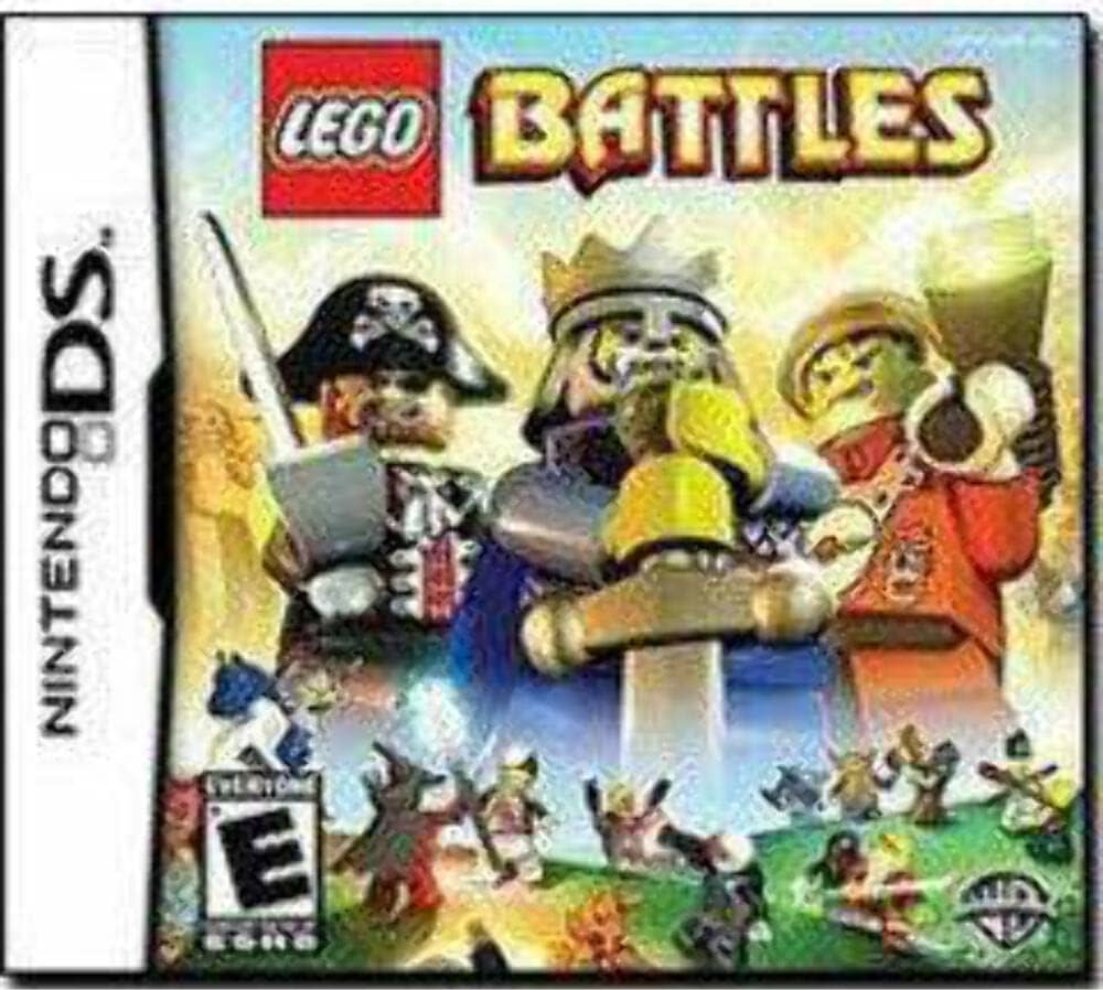 Buy Lego Battles DS game, strategy adventure for Nintendo DS, family-friendly, colorful graphics, multi-player mode