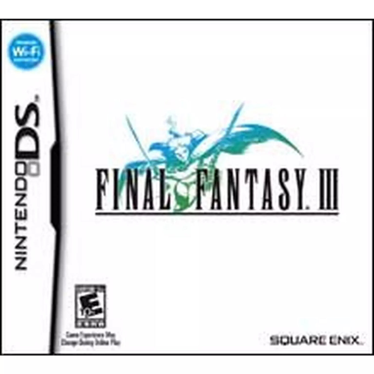 Final Fantasy III DS game, classic RPG for Nintendo, vibrant cover art, engaging fantasy adventure