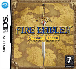 Fire Emblem: Shadow Dragon DS game, classic strategy RPG for Nintendo, vivid graphics & engaging storyline