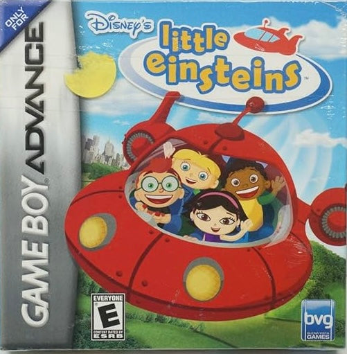 Little Einsteins GBA game cartridge, educational adventure for kids, vibrant colors, handheld gaming