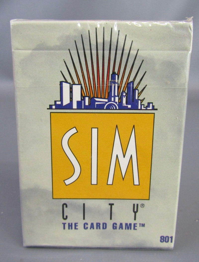New Sim City: The Card Game Starter Deck, strategy game for urban planners, sealed box