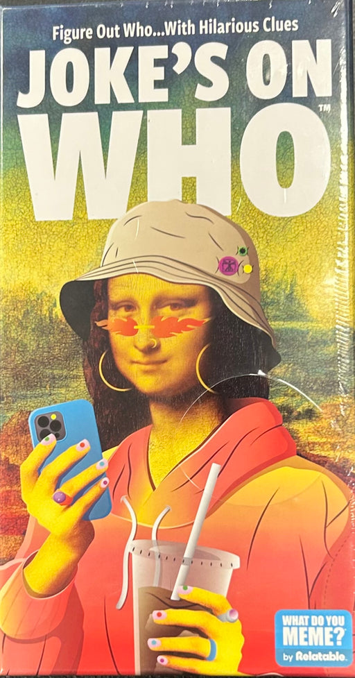 Buy Joke’s On Who Board Game, family-friendly party game for all ages, colorful design, strategy and humor combined