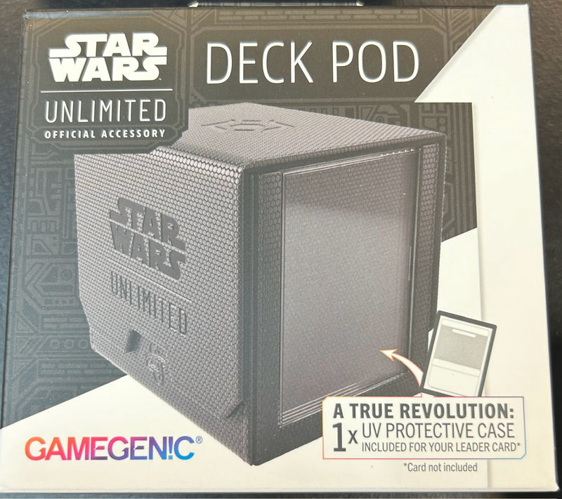 Buy Star Wars Unlimited Official Deck Pod | New, collector's edition, black and silver, durable plastic, perfect for card ...