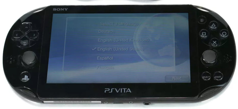 Buy latest PS Vita 2000 Console with Charger, sleek black design, portable gaming system
