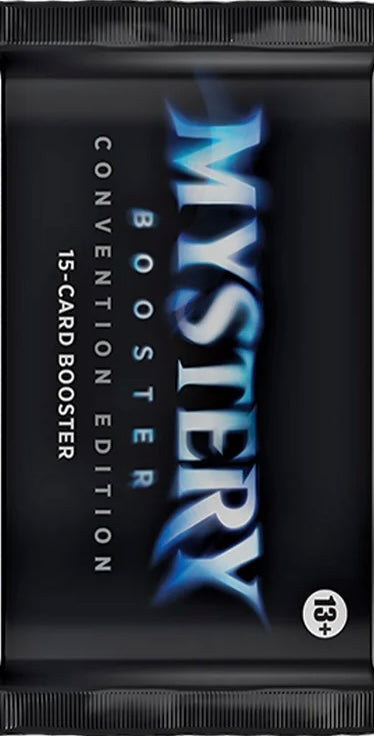 Magic the Gathering Mystery Booster Pack: Convention Edition featuring rare cards, collectible artwork, and exclusive cont...