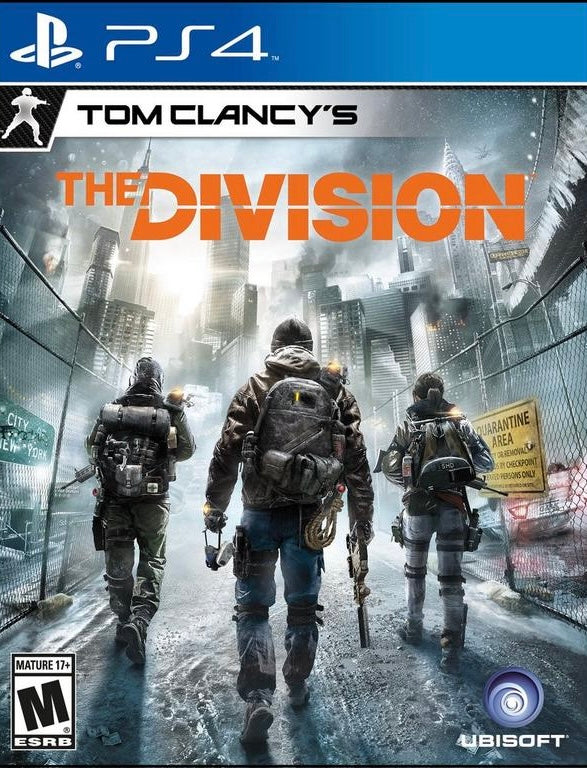 Tom Clancy's The Division PS4 action-packed RPG game, immersive urban warfare, multiplayer option