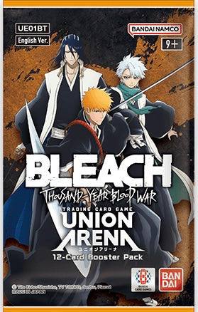 New Bleach Booster Pack Union Arena, collectible card game expansion, vibrant artwork, sealed package
