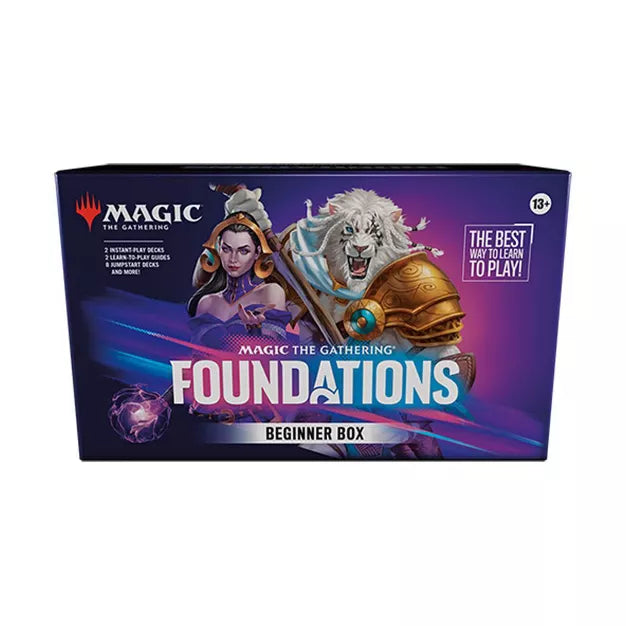 Magic: The Gathering Foundations Beginner Box, new starter set for beginners, complete with guide and decks