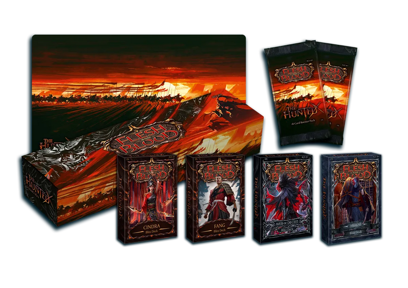 Flesh and Blood The Hunted Blitz Deck Collection, strategy card game for competitive players, exclusive artwork edition