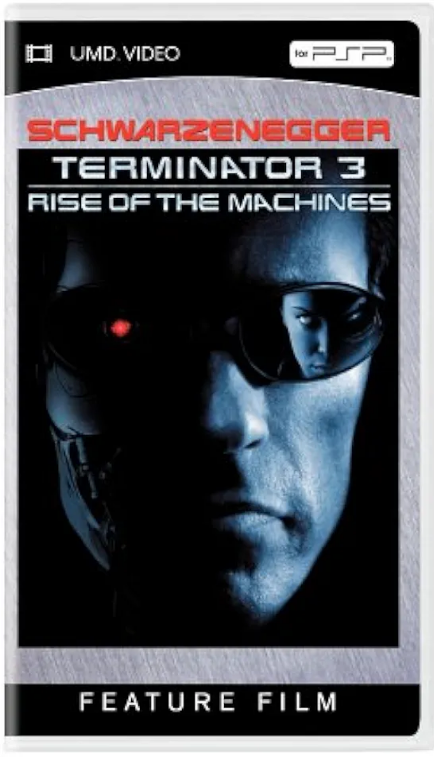 Terminator 3 Rise Of The Machines PSP movie, action-packed sci-fi thriller for gaming enthusiasts
