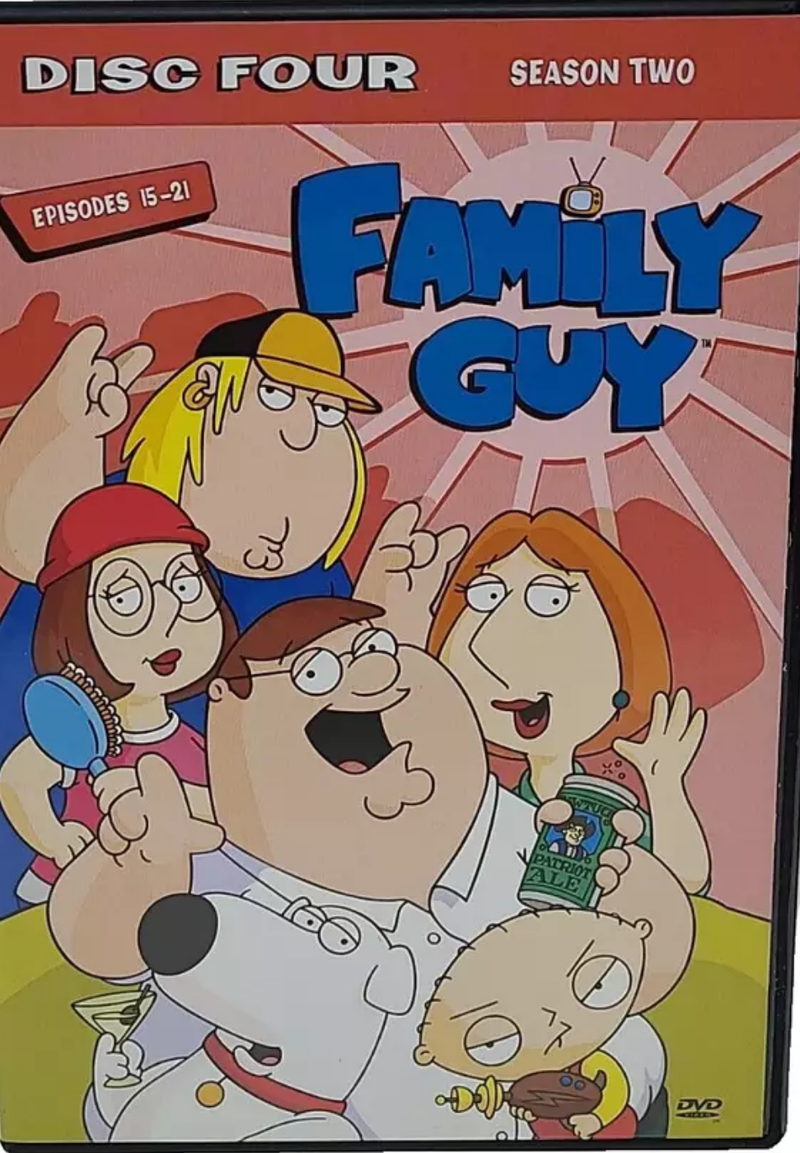 Family Guy Season Two Disk Four PSP UMD video, vibrant cover art, comedy series collectible for fans