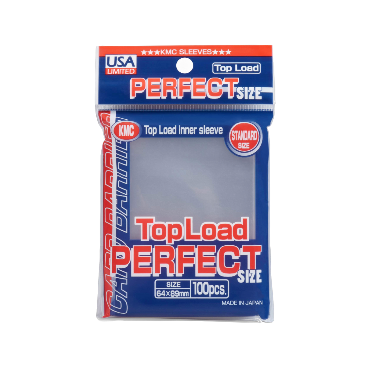 KMC Inner Sleeves Perfect Fit 100ct Standard, clear card protectors for trading cards, durable material