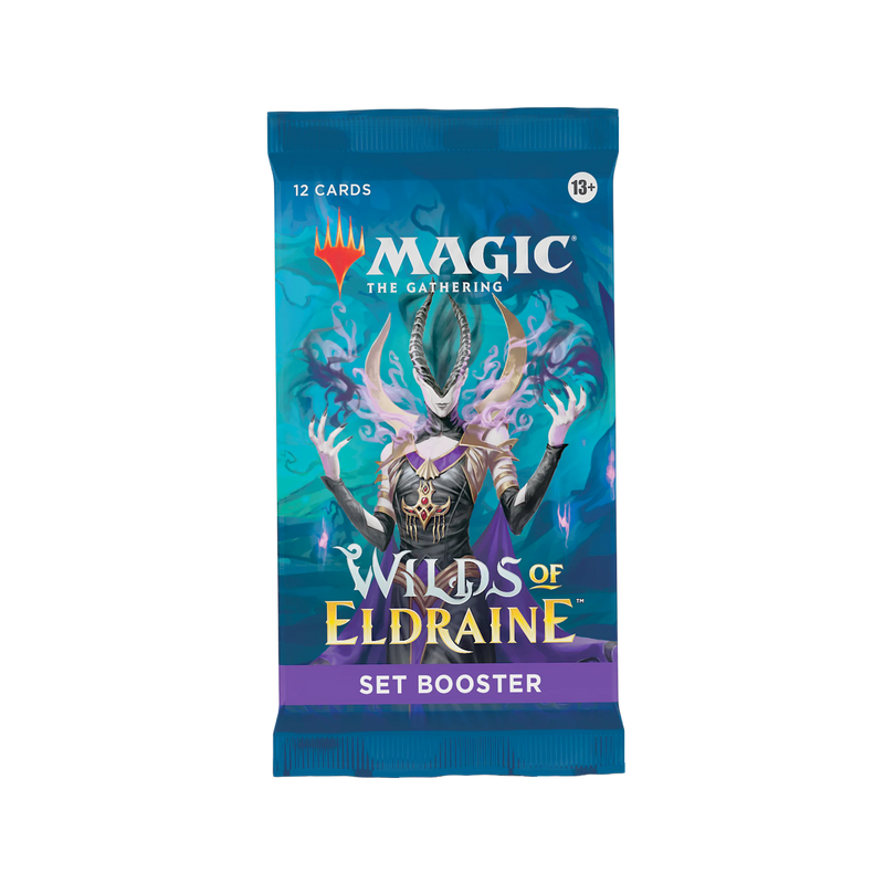 New Wilds of Eldraine Booster Pack set, fantasy-themed trading card game, sealed and collectible