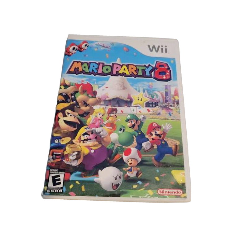 Mario Party 8 Wii game, family-friendly multiplayer fun, vibrant graphics, for Nintendo Wii console